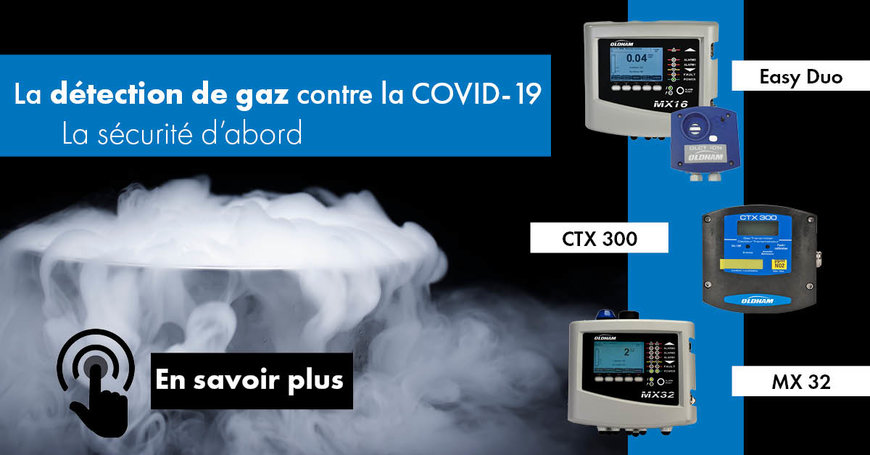 Les solutions de détection de gaz contribuent à la lutte contre la COVID-19